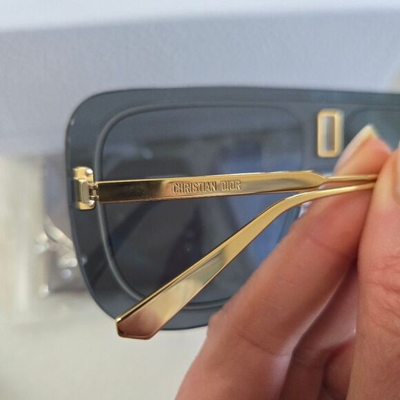 Dior ULTRADIOR MU B0B0 BRAND NEW Sunglasses Gold Blue Unisex Mask main image 7